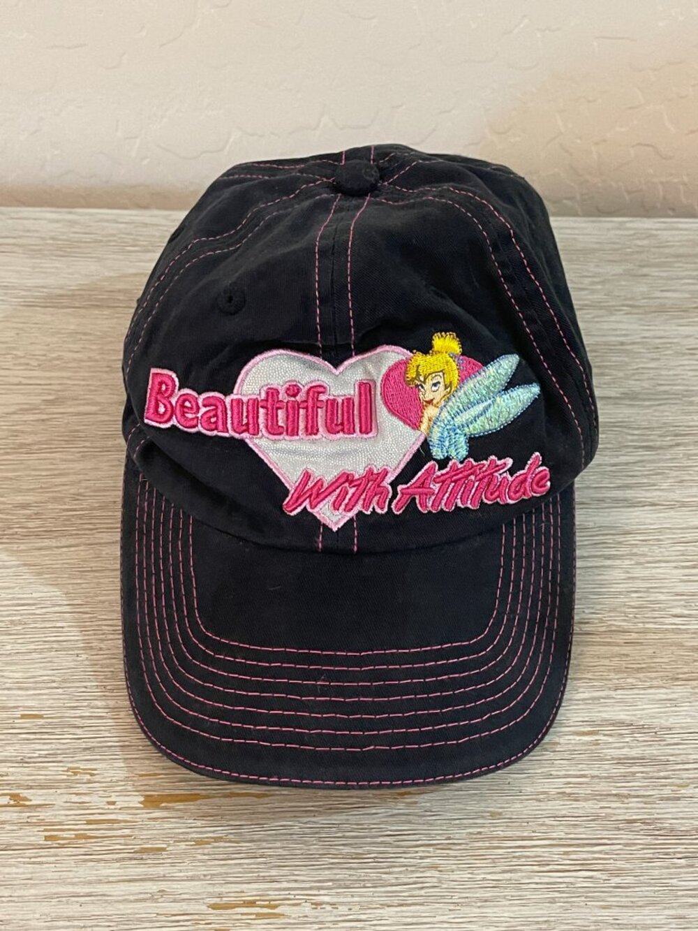 Disneyland Resort Hat Cap Tinkerbell Beautiful With Attitude Disney
